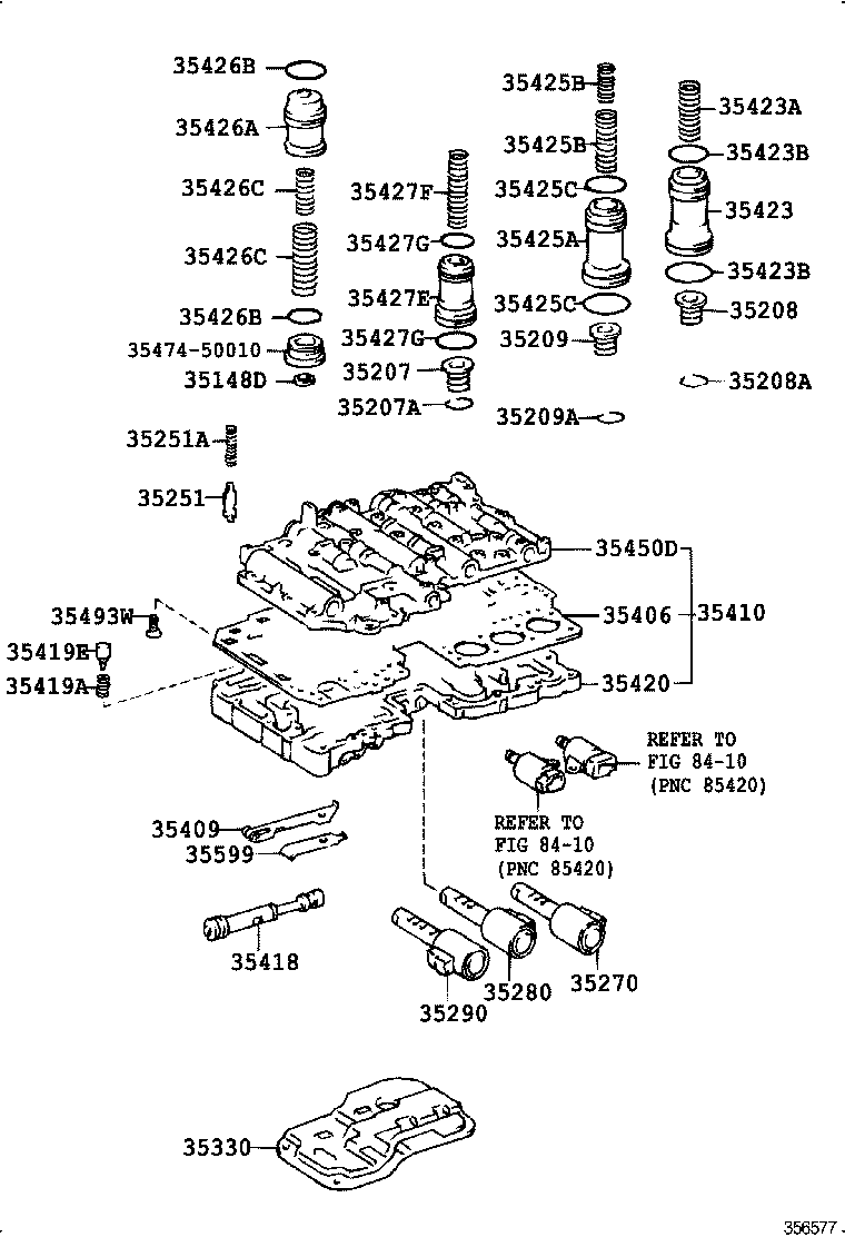 90501-10184 SPRING, COMPRESSION (FOR B-0 ACCUMULATOR PISTON) product image