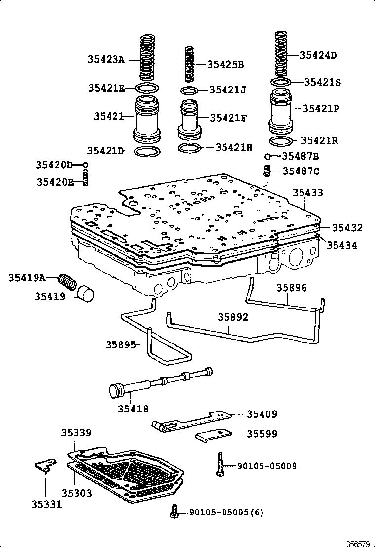 90501-10184 SPRING, COMPRESSION (FOR B-0 ACCUMULATOR PISTON) product image