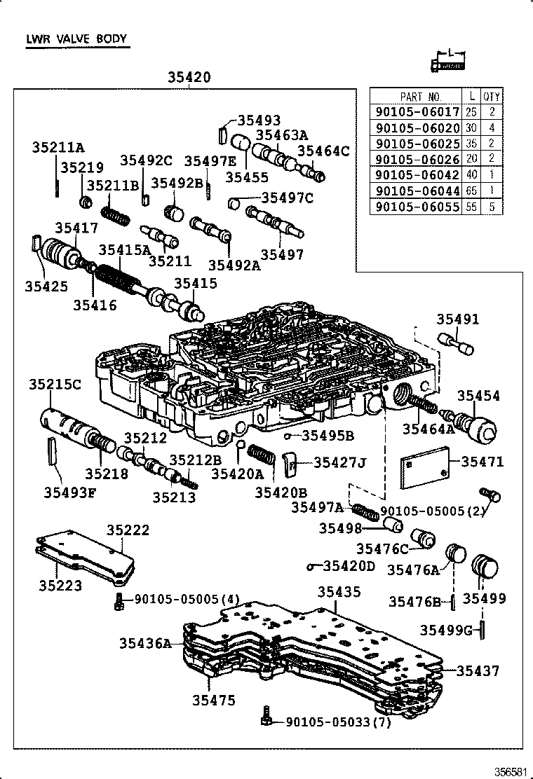 90501-10184 SPRING, COMPRESSION (FOR B-0 ACCUMULATOR PISTON) product image