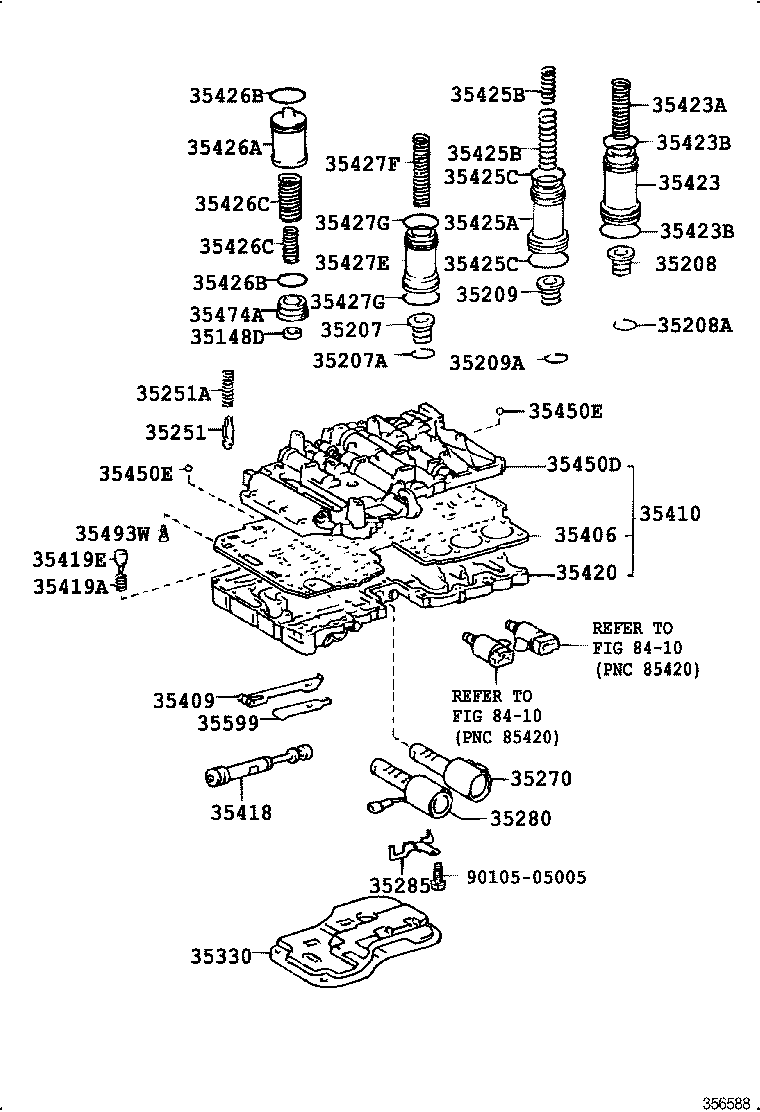 35406-30090 PLATE SUB-ASSY, VALVE BODY product image