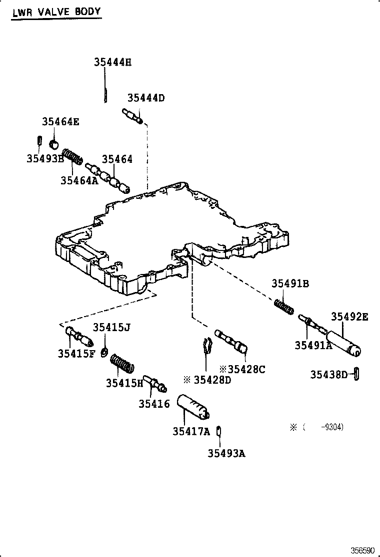 35406-30090 PLATE SUB-ASSY, VALVE BODY product image