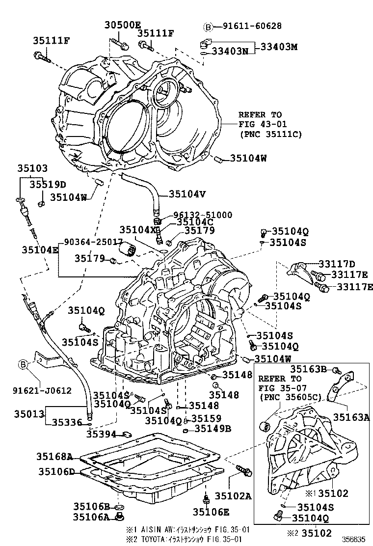 35013-28130 TUBE SUB-ASSY, TRANSMISSION OIL FILLER product image