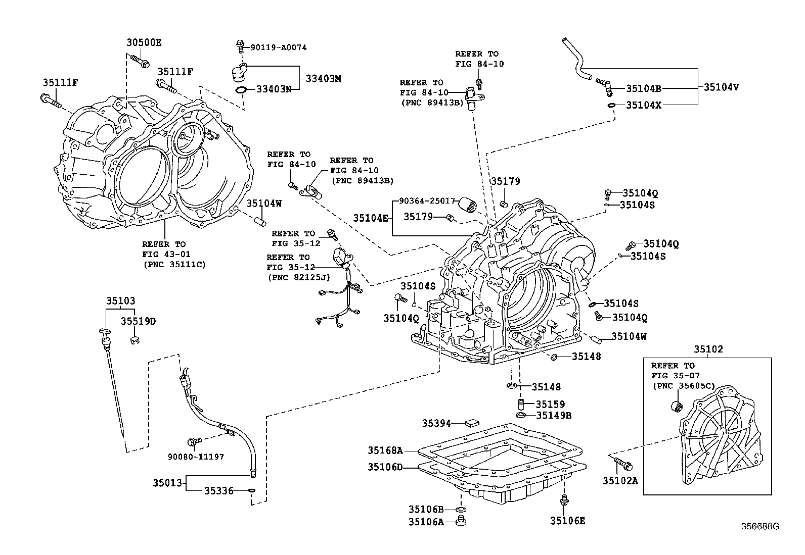 35013-02040 TUBE SUB-ASSY, TRANSMISSION OIL FILLER product image