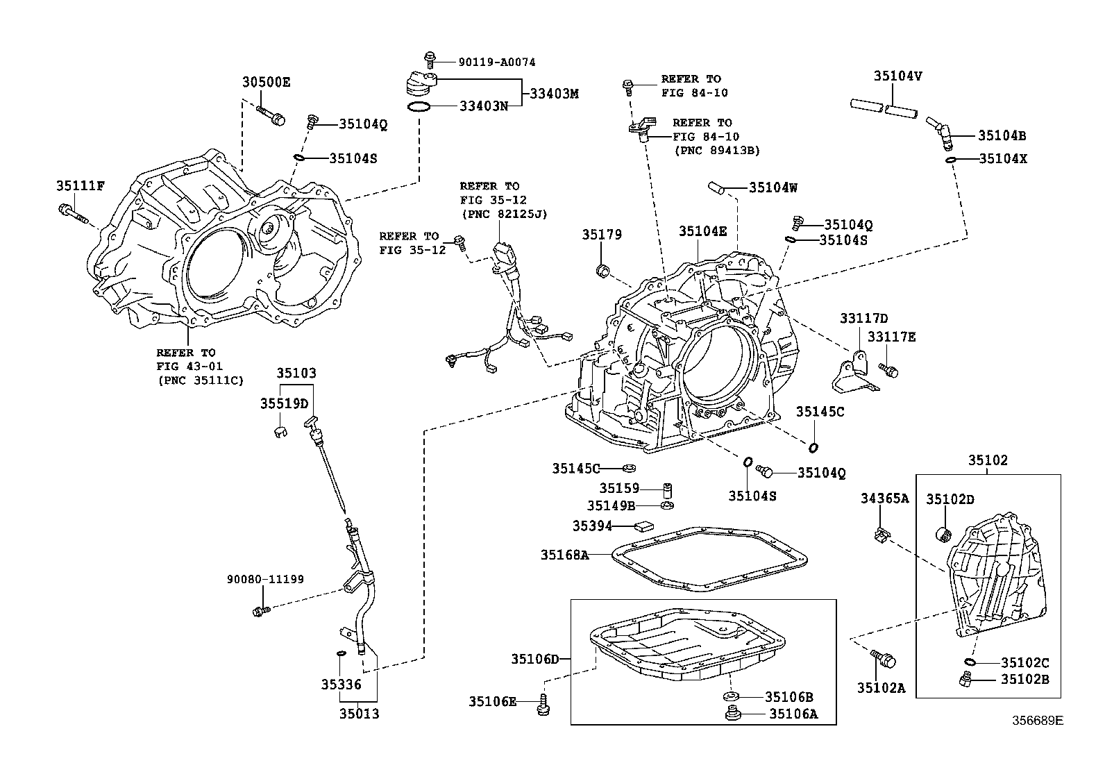 35013-02040 TUBE SUB-ASSY, TRANSMISSION OIL FILLER product image