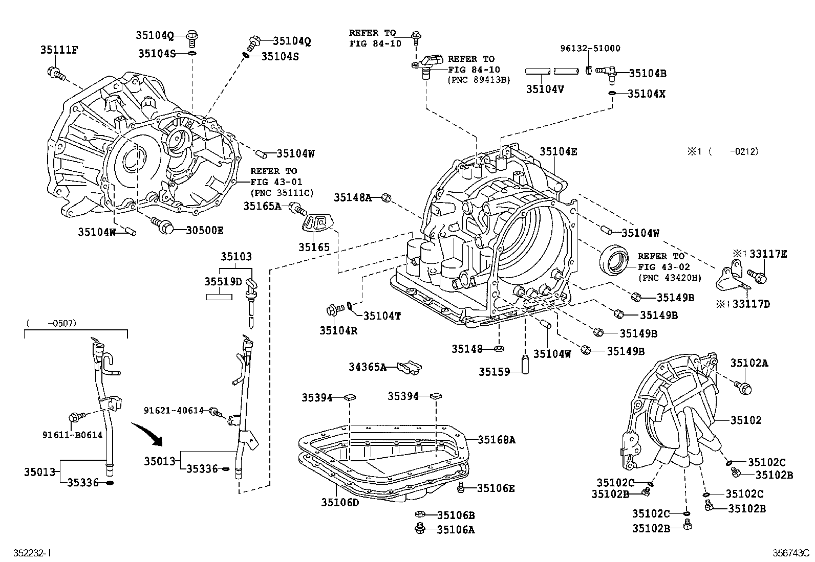 35102-52030 COVER SUB-ASSY, TRANSAXLE REAR product image