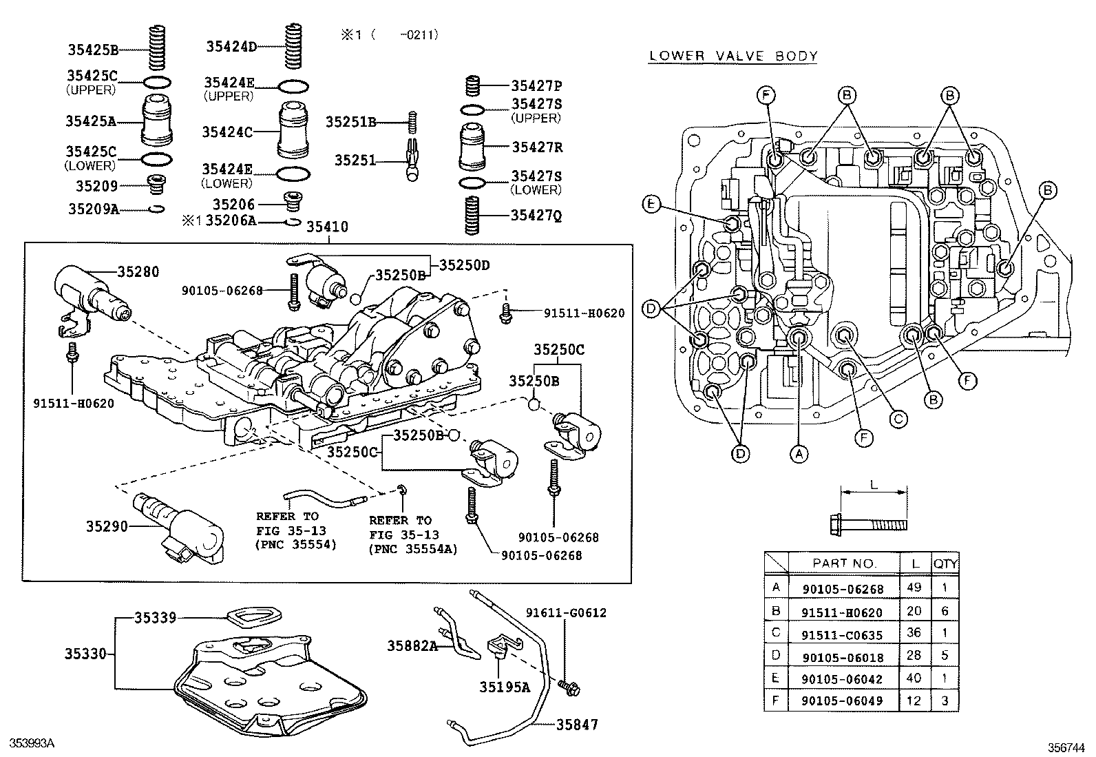 35432-52060 PLATE, VALVE BODY, NO.1 product image