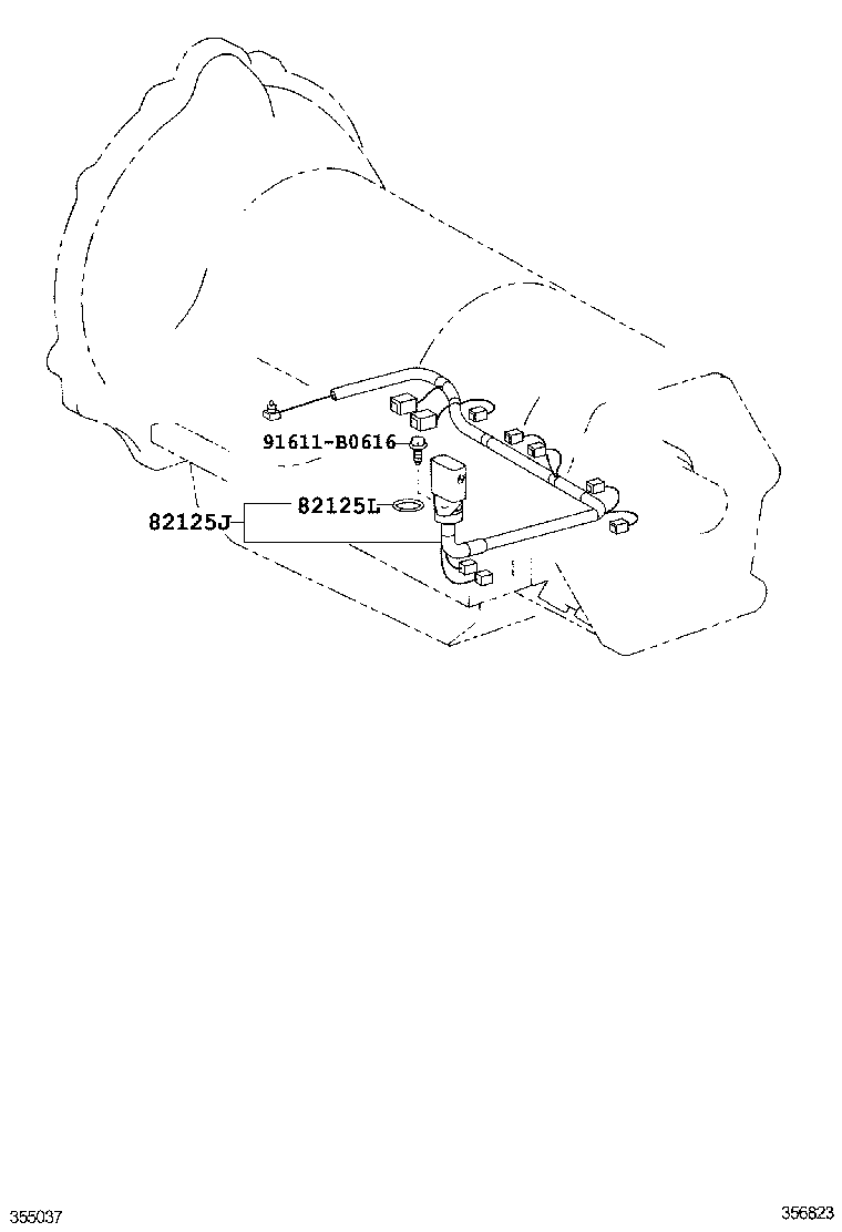 35482-60040 CLAMP, TEMPERATURE SENSOR product image