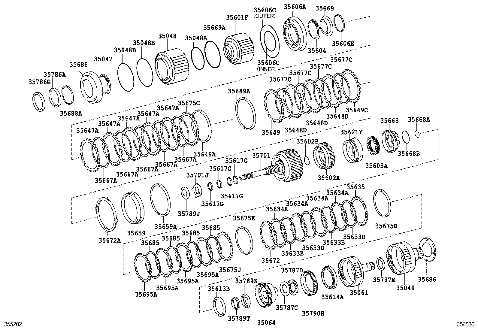 35675-50040 FLANGE, COAST CLUTCH product image