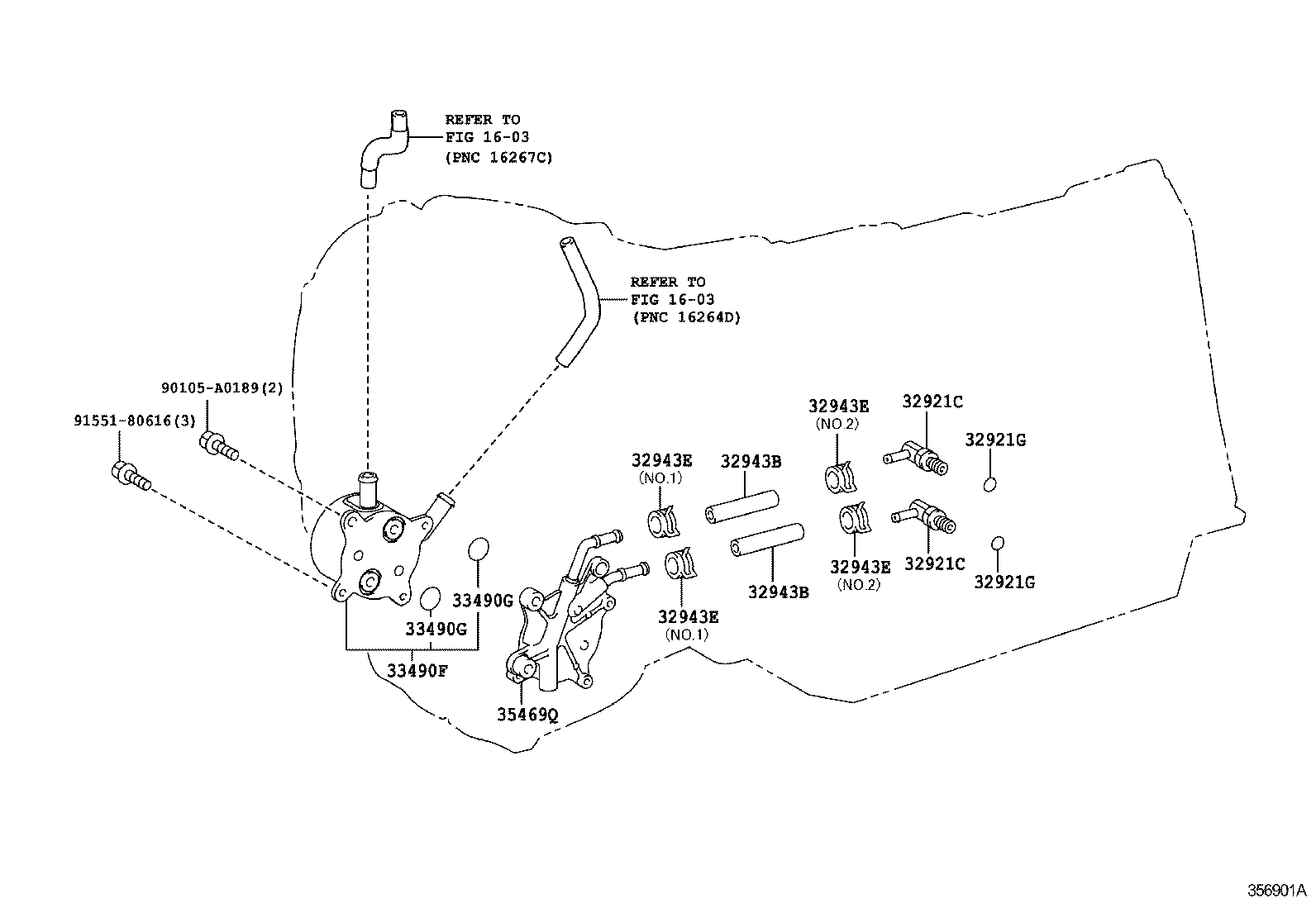 Toyota 32917-0C010 DUCT, TRANSMISSION OIL COOLER AIR
