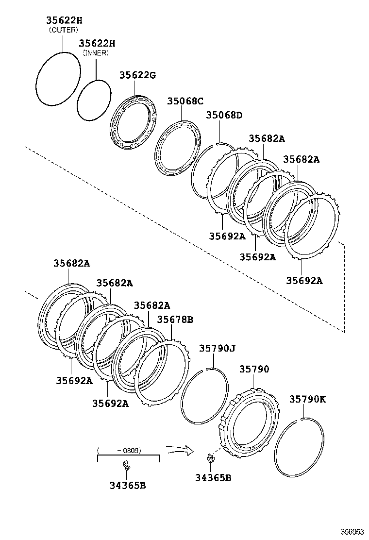 35678-33010 FLANGE, BRAKE, NO.2 product image