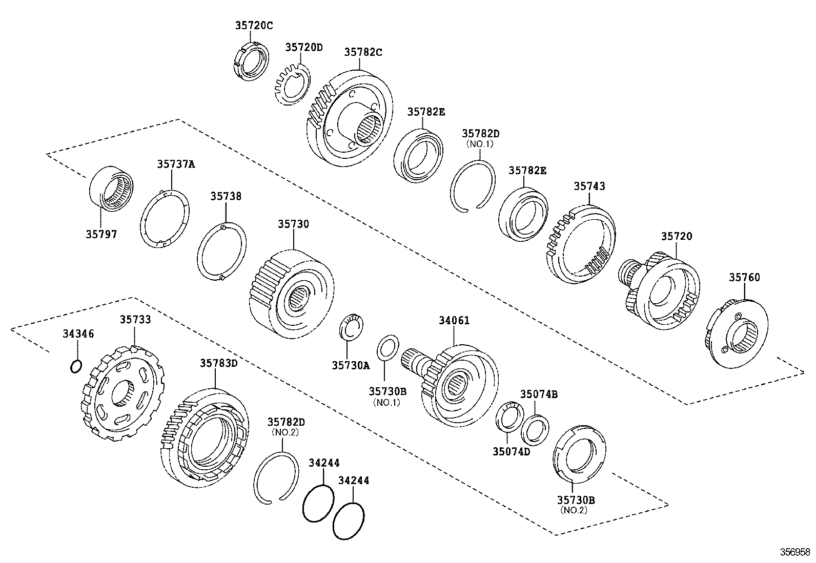 35720-33060 GEAR ASSY, FRONT PLANETARY product image