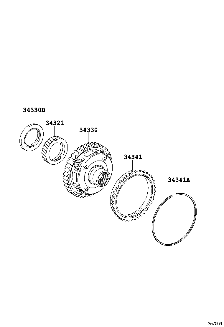 41211-42010 PINION, DIFFERENTIAL DRIVE product image