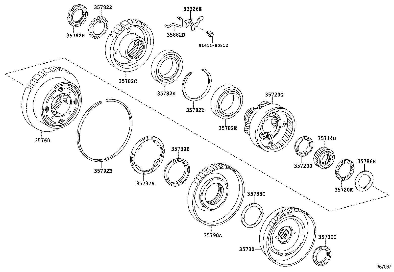 35783-52030 GEAR, COUNTER DRIVEN product image