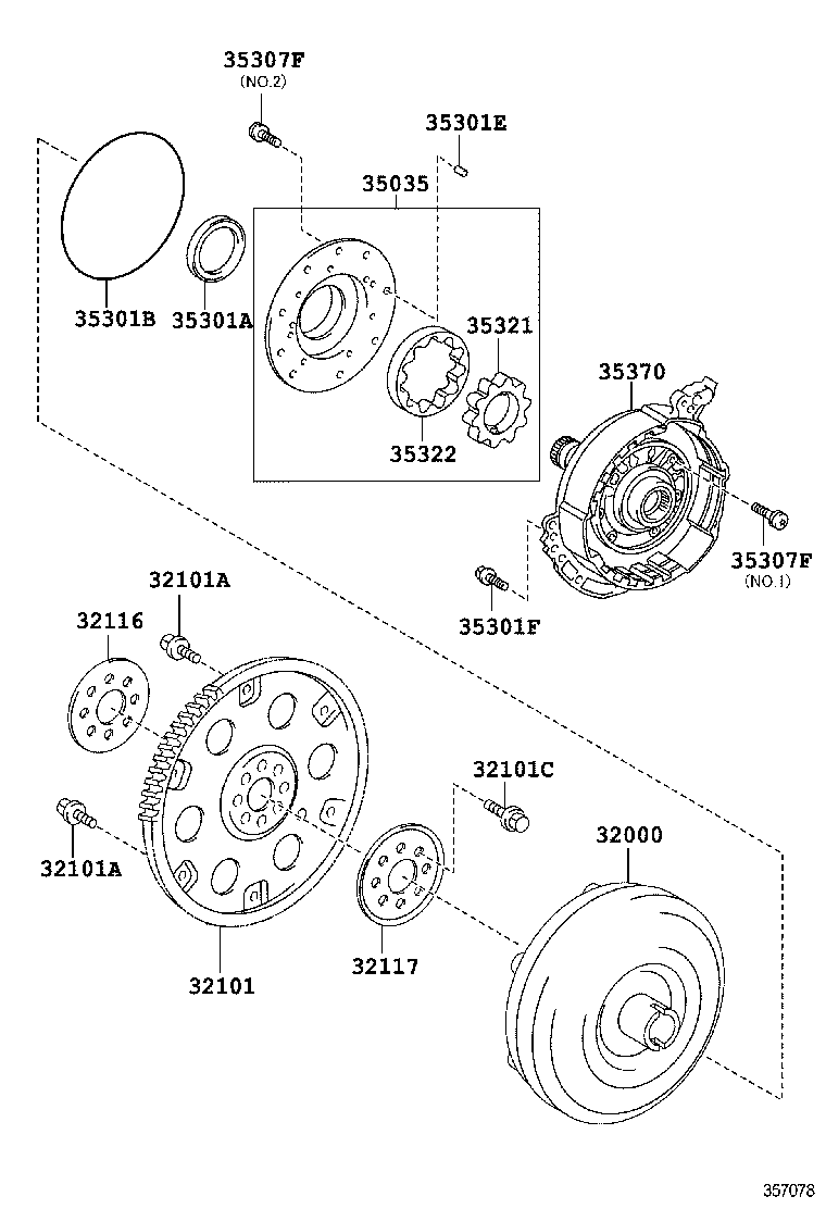 30250-33142 CONVERTER ASSY, TORQUE, REBUILT product image