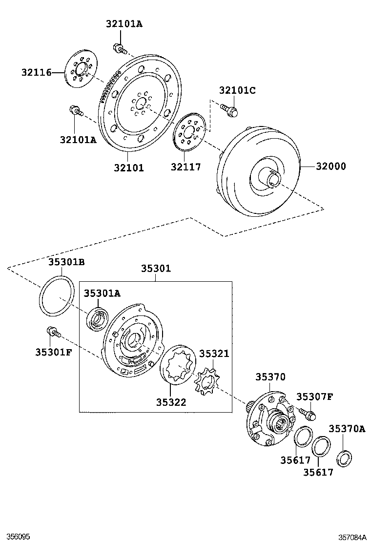 32000-52052 CONVERTER ASSY, TORQUE product image