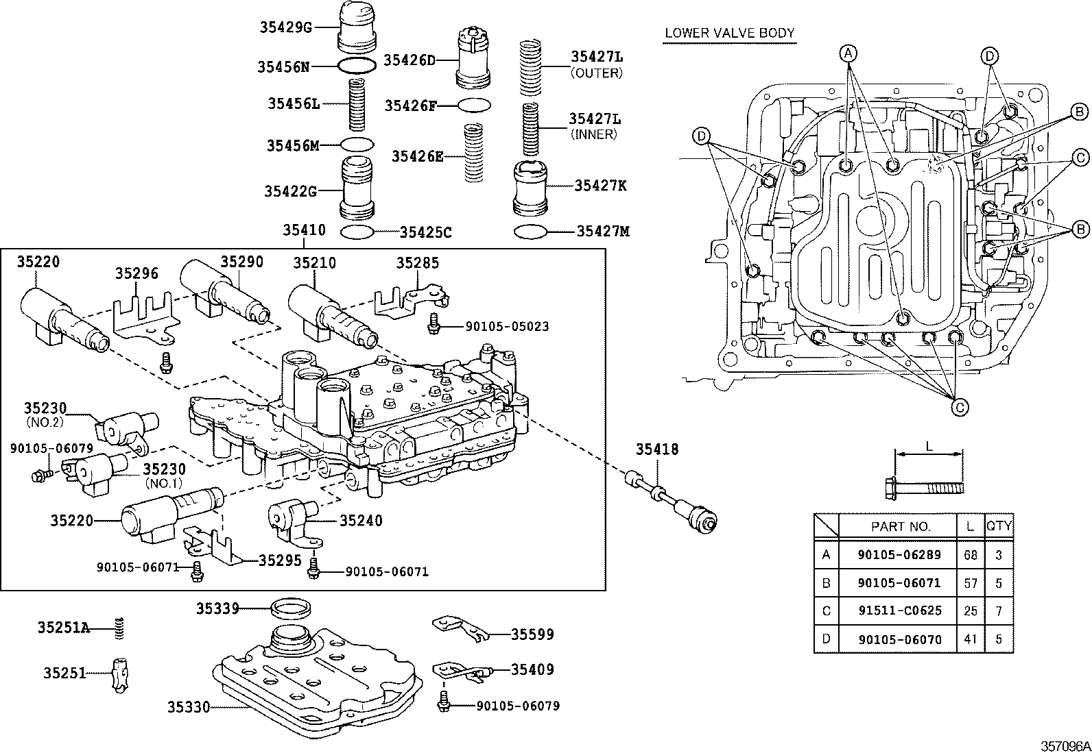 35285-45010 PLATE, SOLENOID LOCK product image
