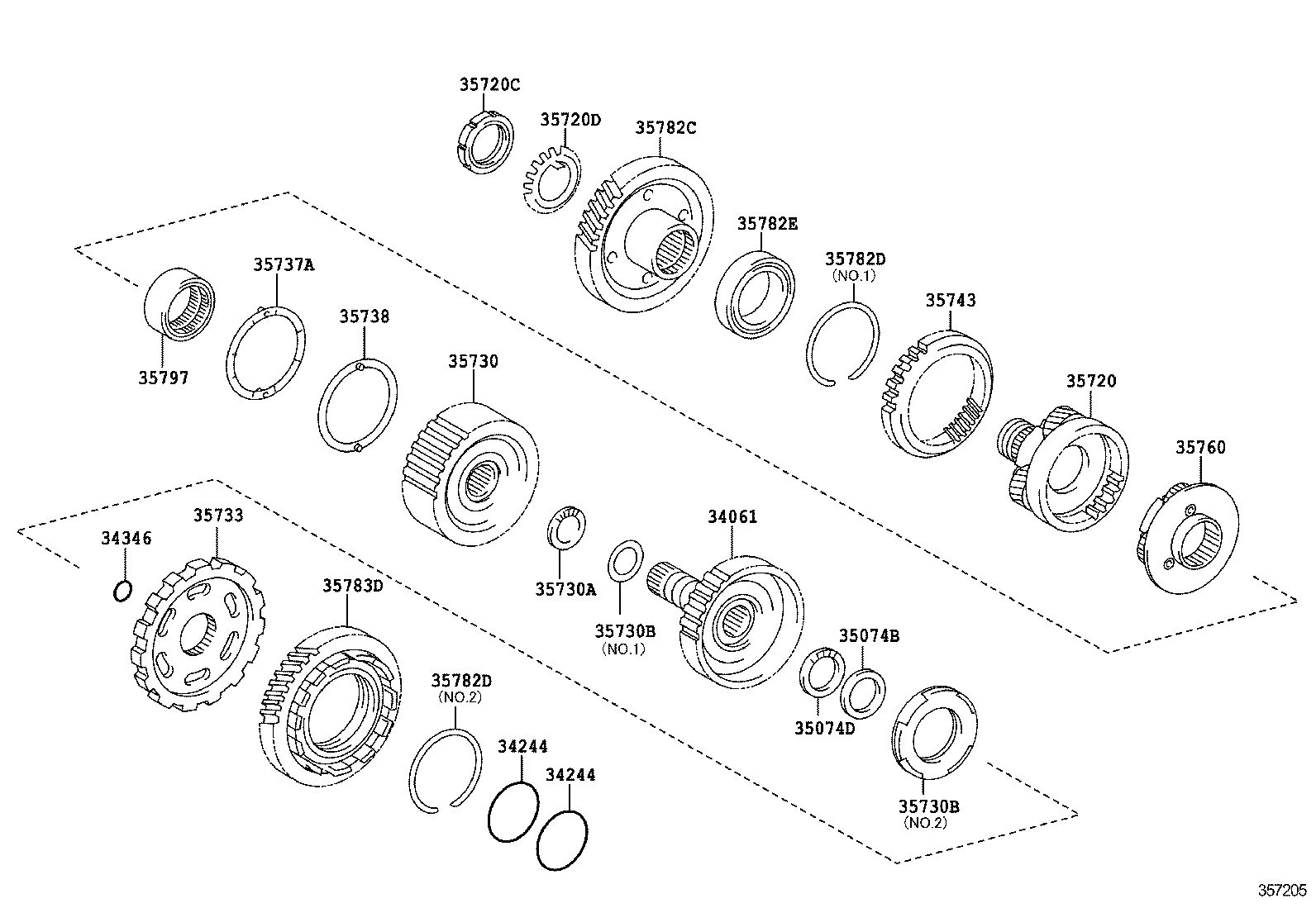 35720-28070 GEAR ASSY, FRONT PLANETARY product image
