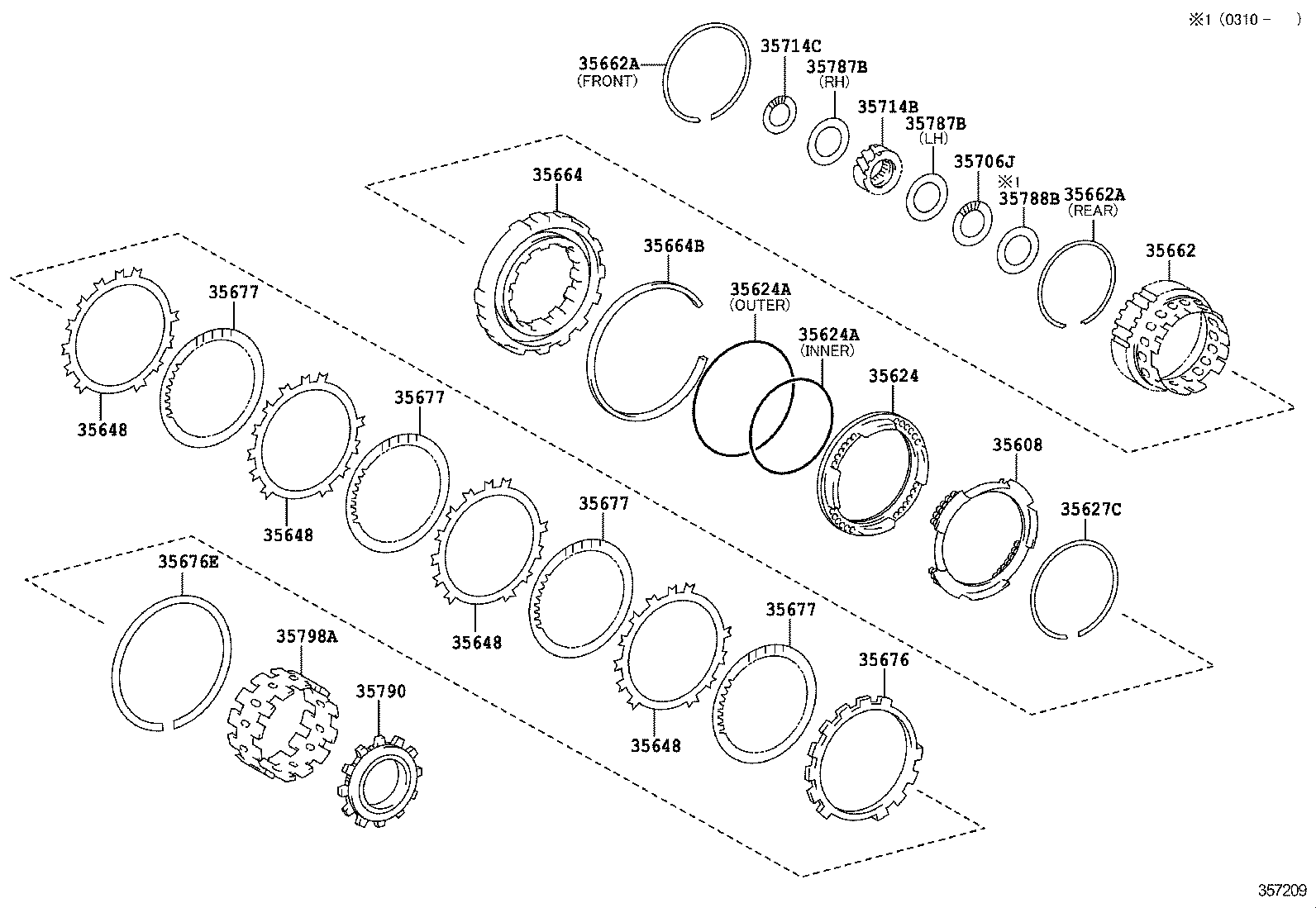 35790-28020 CLUTCH ASSY, 1 WAY product image