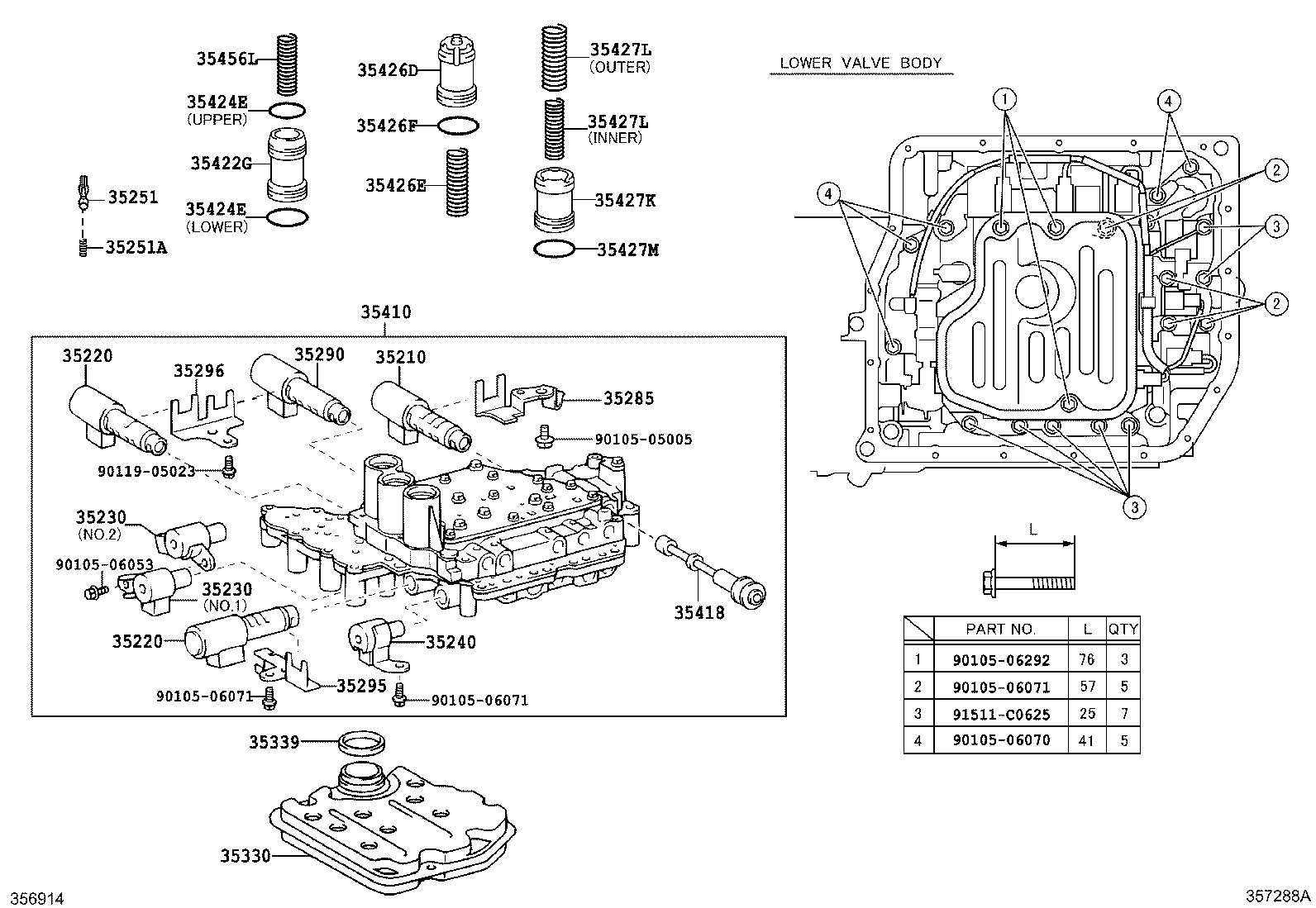 35410-48020 BODY ASSY, TRANSMISSION VALVE product image