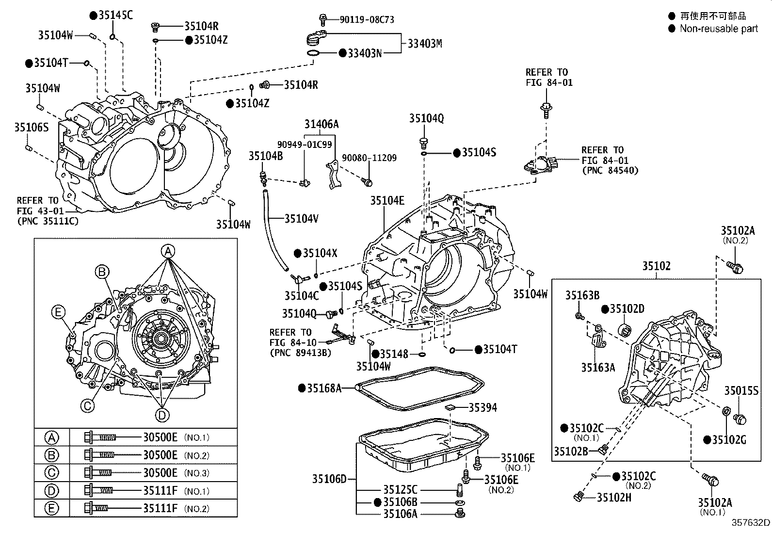 Toyota 31406-08010 BRACKET SUB-ASSY, FLEXIBLE HOSE