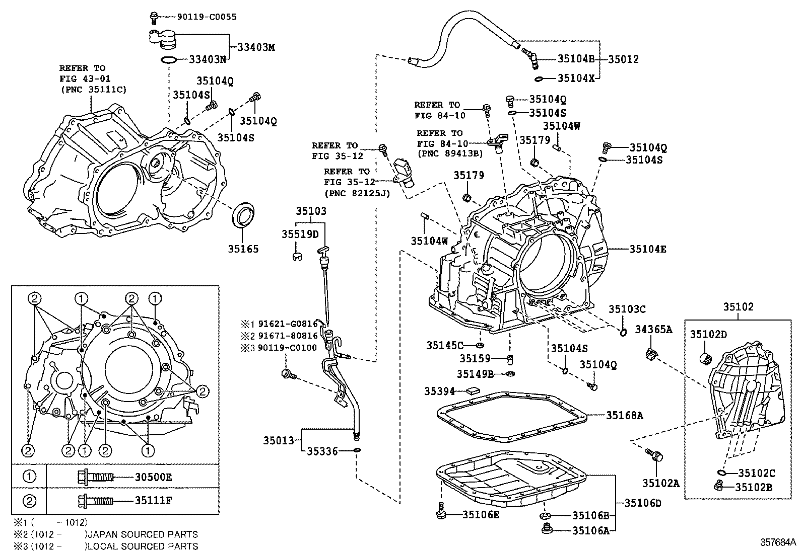 35013-0D080 TUBE SUB-ASSY, TRANSMISSION OIL FILLER product image