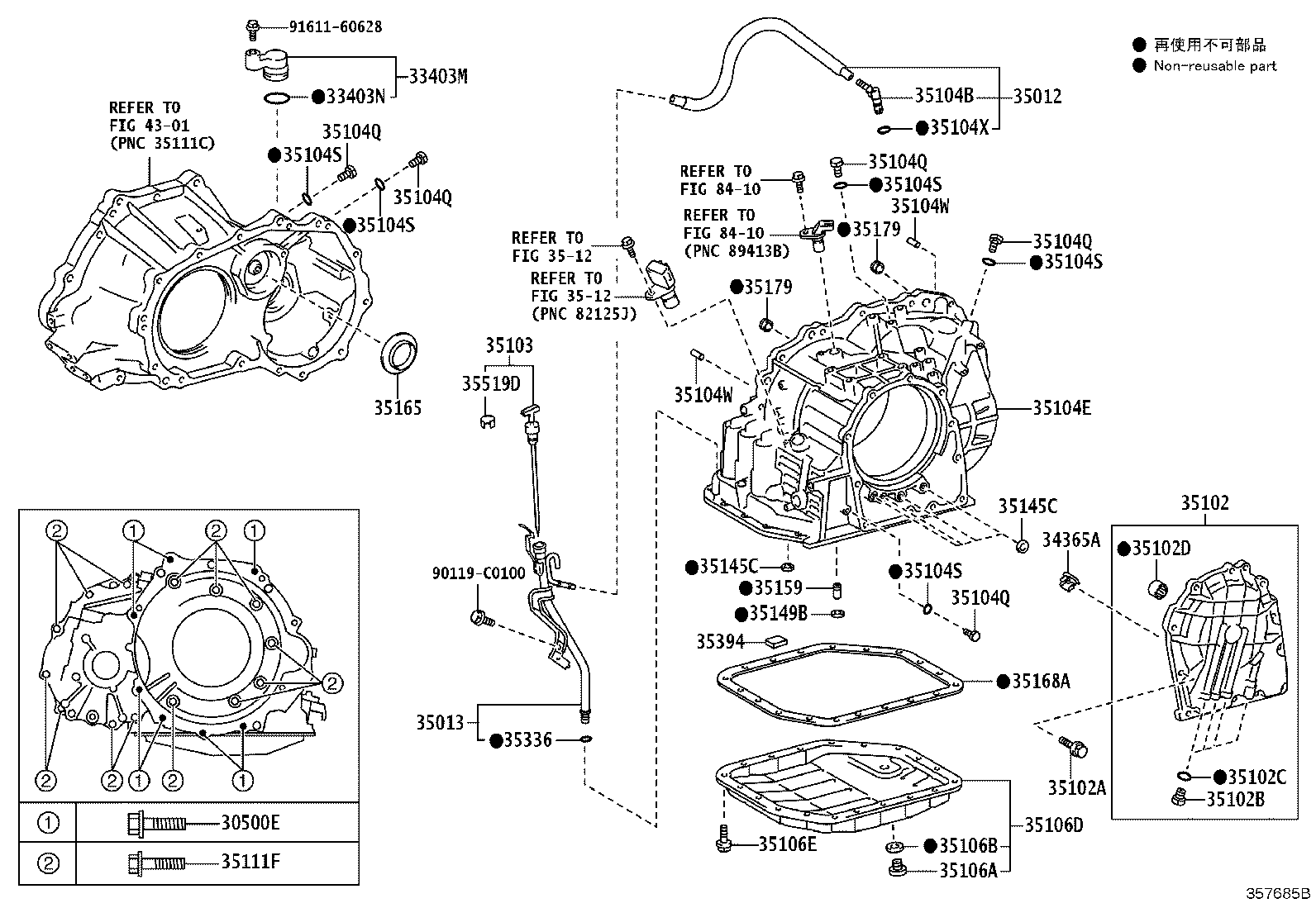 35013-0D100 TUBE SUB-ASSY, TRANSMISSION OIL FILLER product image