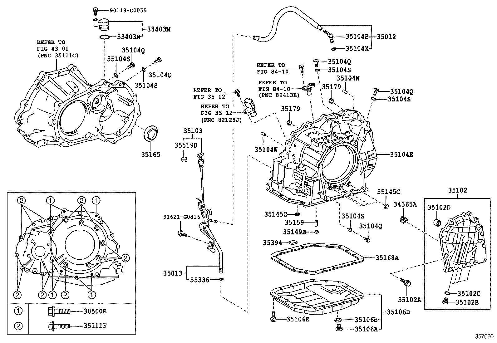 35013-0D080 TUBE SUB-ASSY, TRANSMISSION OIL FILLER product image