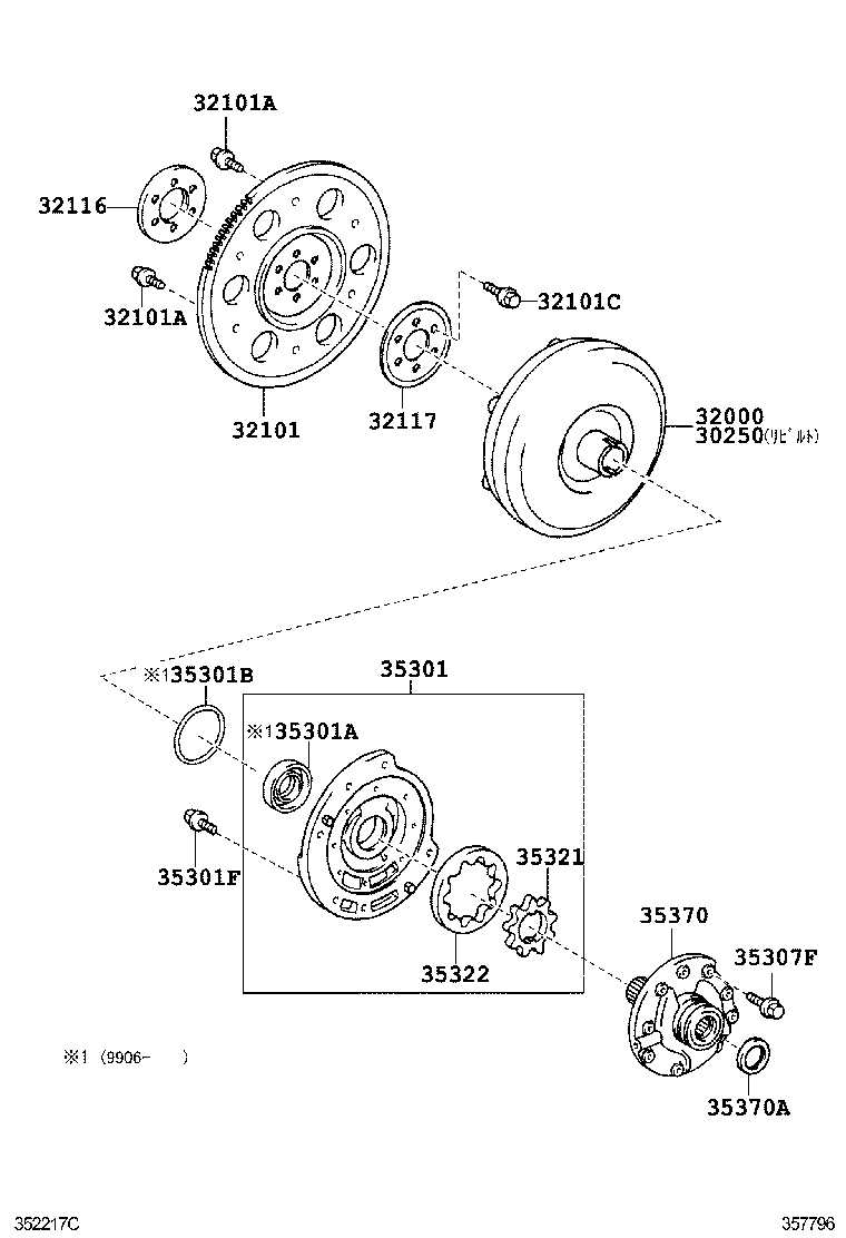 32000-52020 CONVERTER ASSY, TORQUE product image
