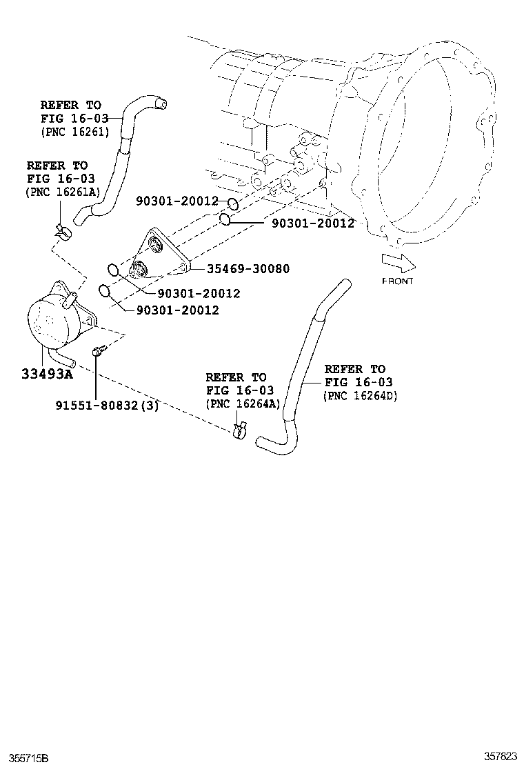 33493-22030 COOLER, TRANSMISSION OIL product image