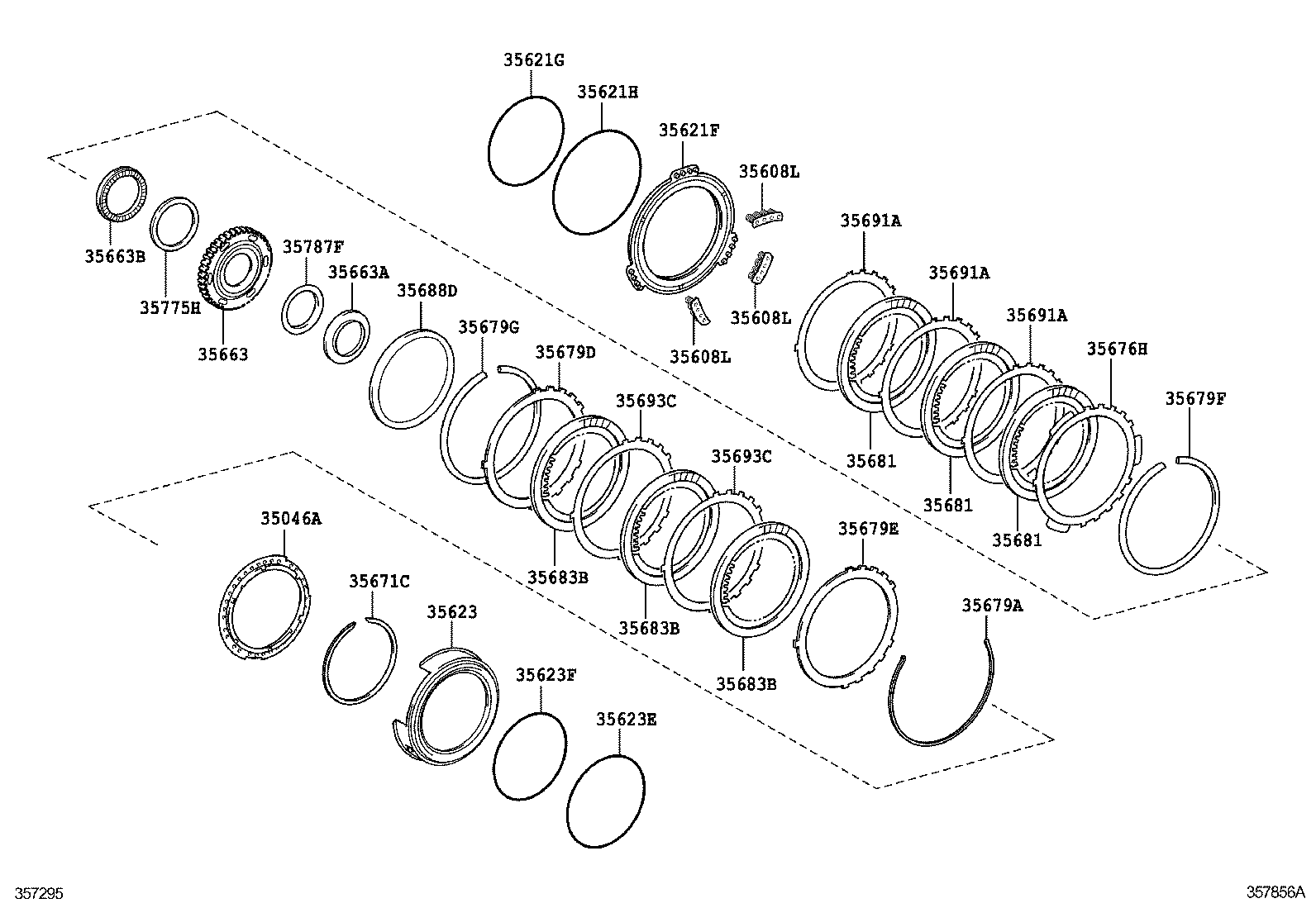 Toyota 35681-73010 DISC, BRAKE, NO.1