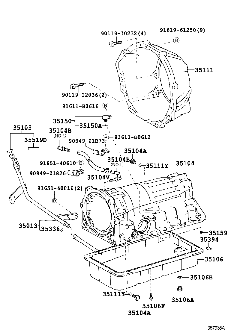 35103-60250 GAGE SUB-ASSY, TRANSMISSION OIL LEVEL product image