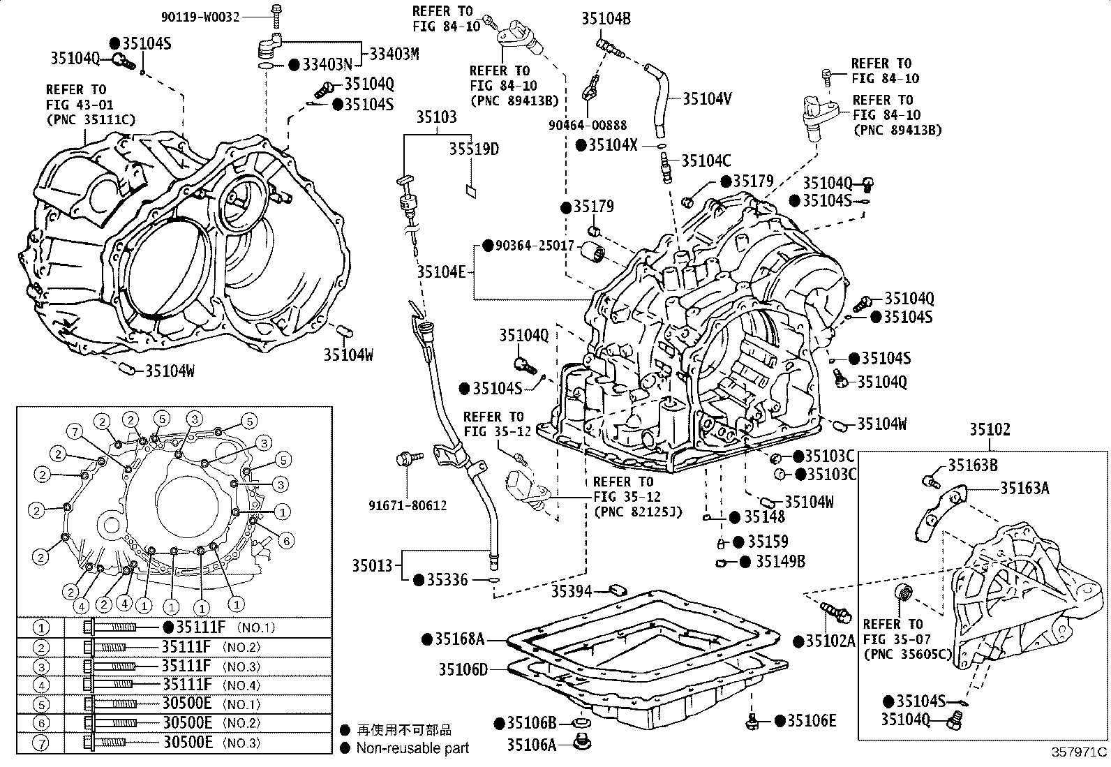 35141-33170 CASE SUB-ASSY, AUTOMATIC TRANSAXLE product image