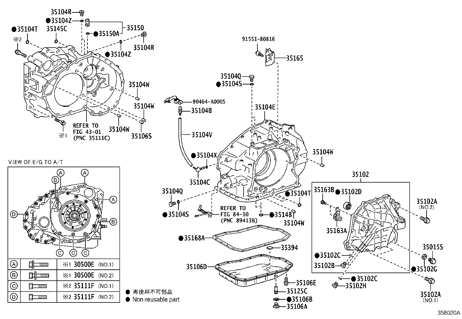 35141-06030 CASE SUB-ASSY, AUTOMATIC TRANSAXLE product image