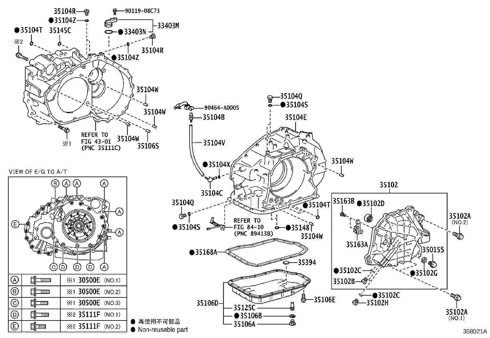 35141-06030 CASE SUB-ASSY, AUTOMATIC TRANSAXLE product image
