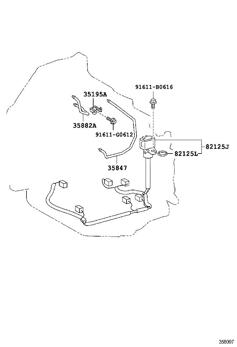 82125-52081 WIRE, TRANSMISSION product image