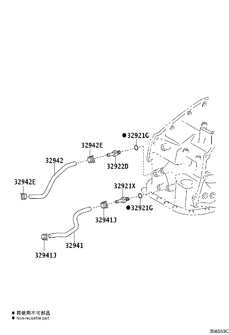 32907-06050 TUBE, OIL COOLER product image