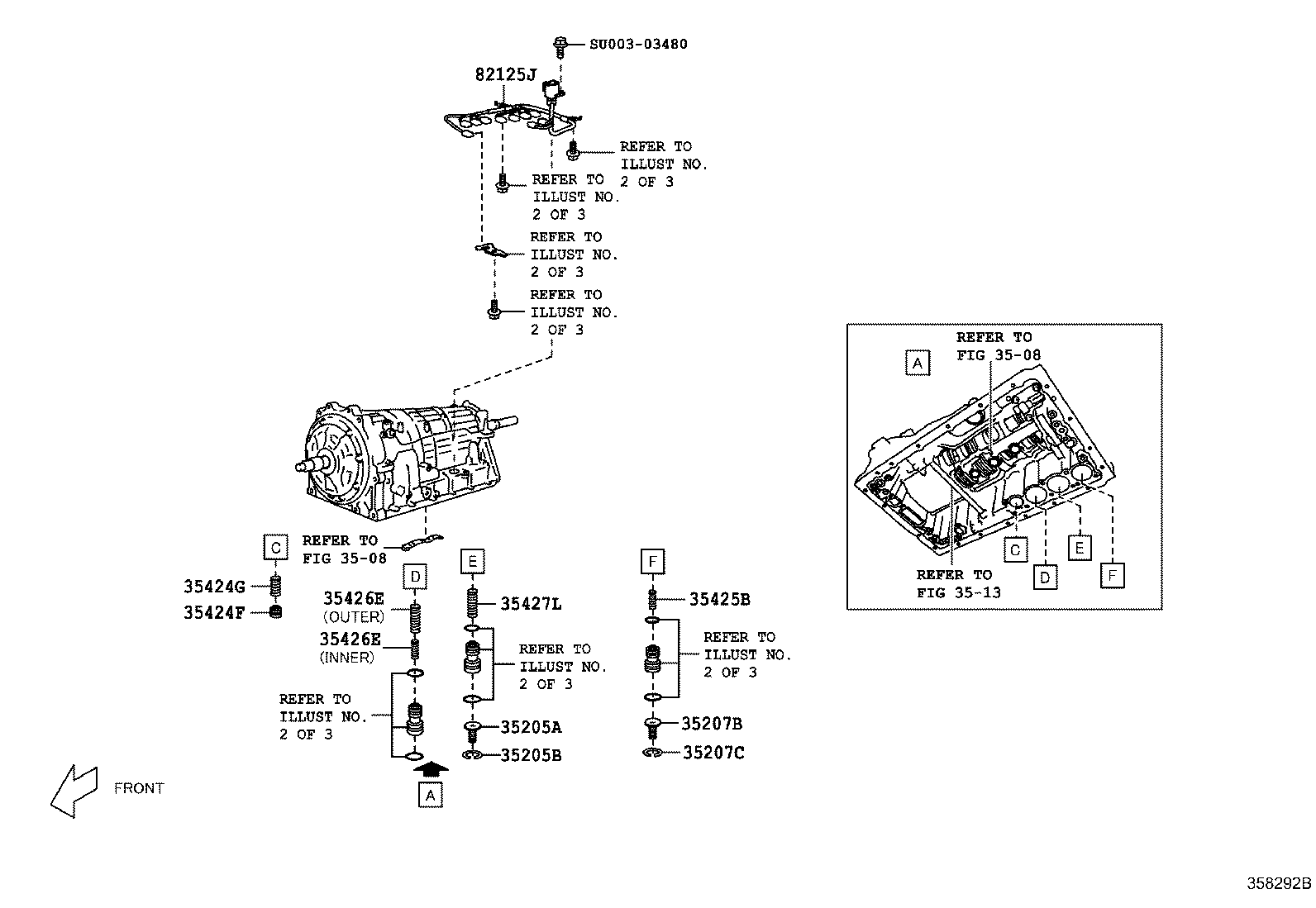 Toyota SU003-04327 SOLENOID ASSY, AUTOMATIC TRANSMISSION 3WAY