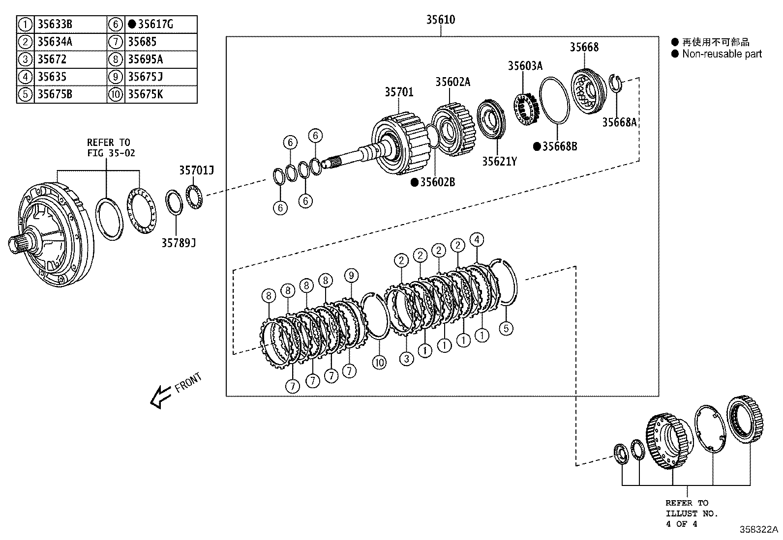 SU003-03494 WASHER, CLUTCH DRUM THRUST (FOR INPUT SHAFT) product image