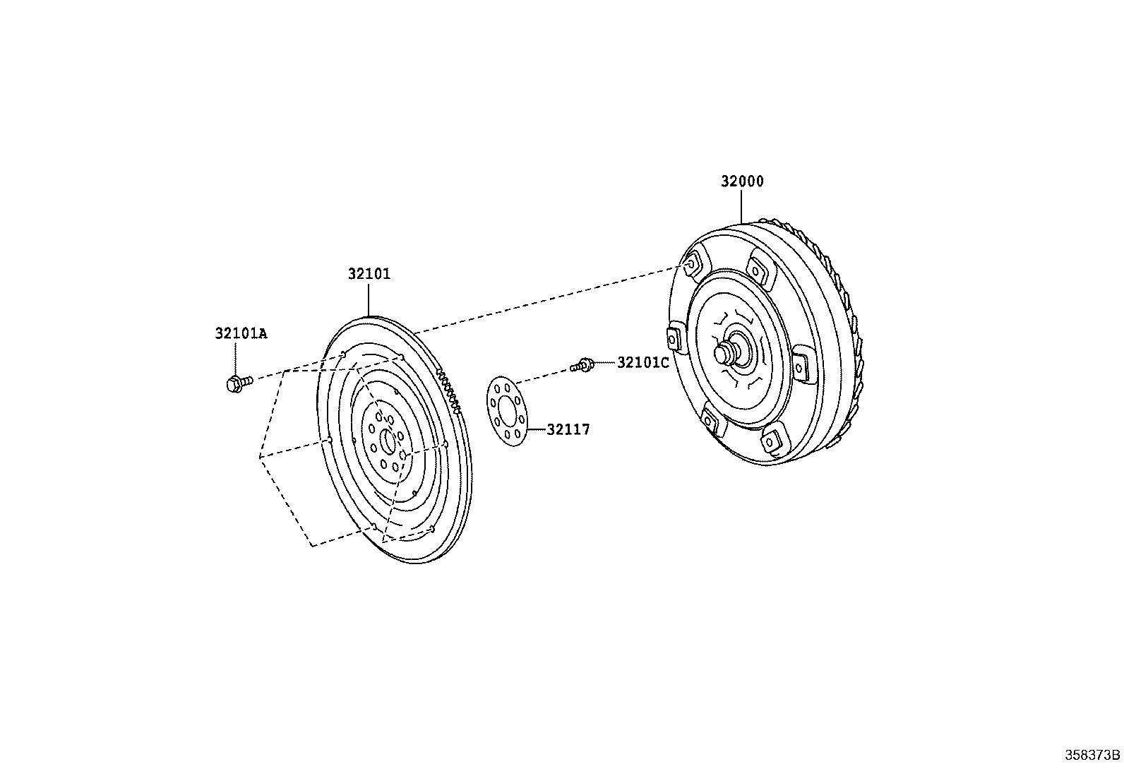 SU003-03465 BOLT (FOR FRONT OIL PUMP SETTING) product image