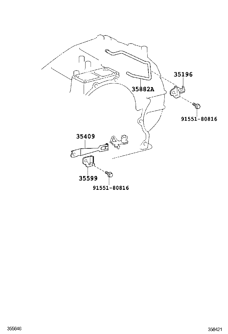 35285-73010 PLATE, SOLENOID LOCK product image