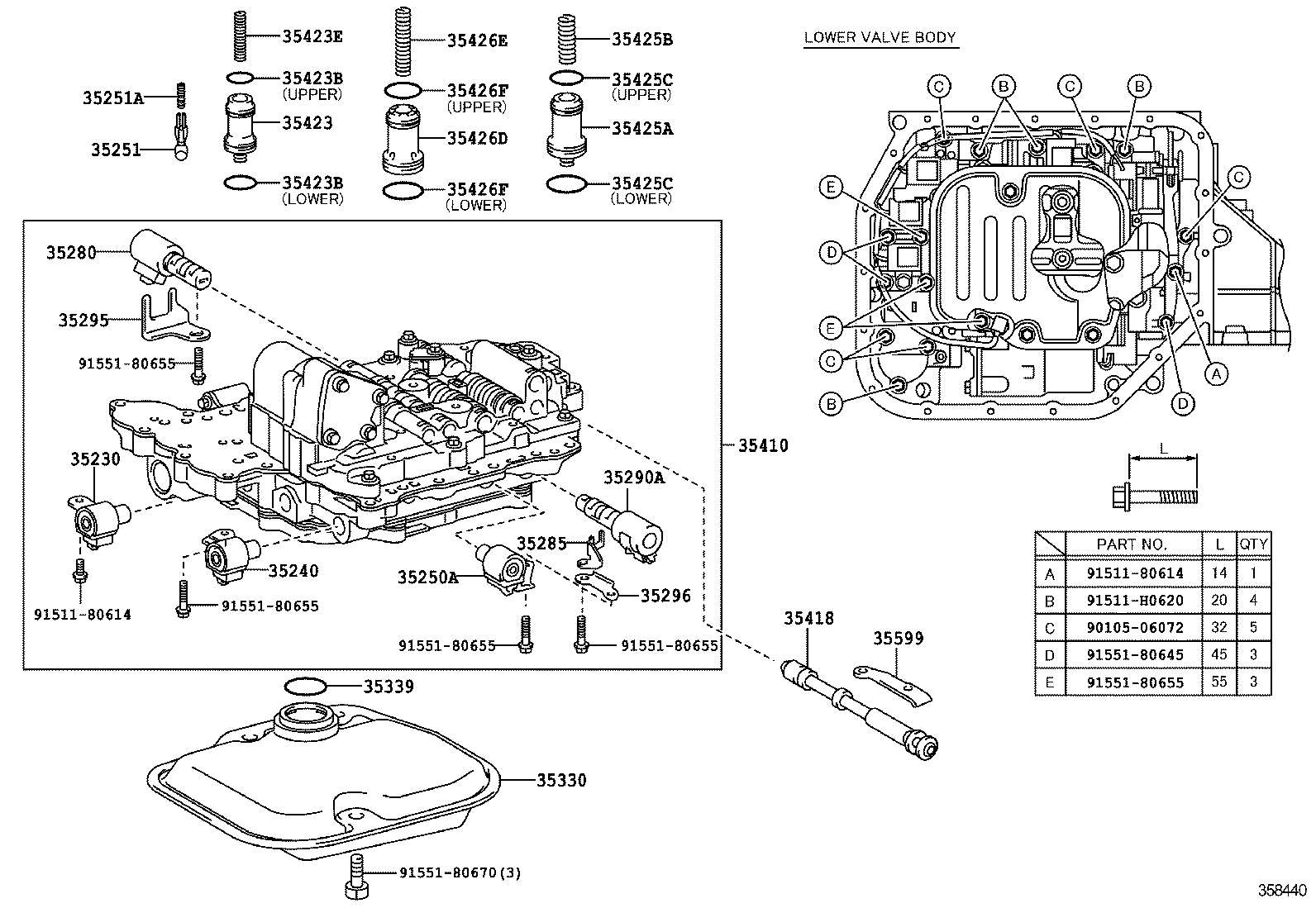 35410-52260 BODY ASSY, TRANSMISSION VALVE product image