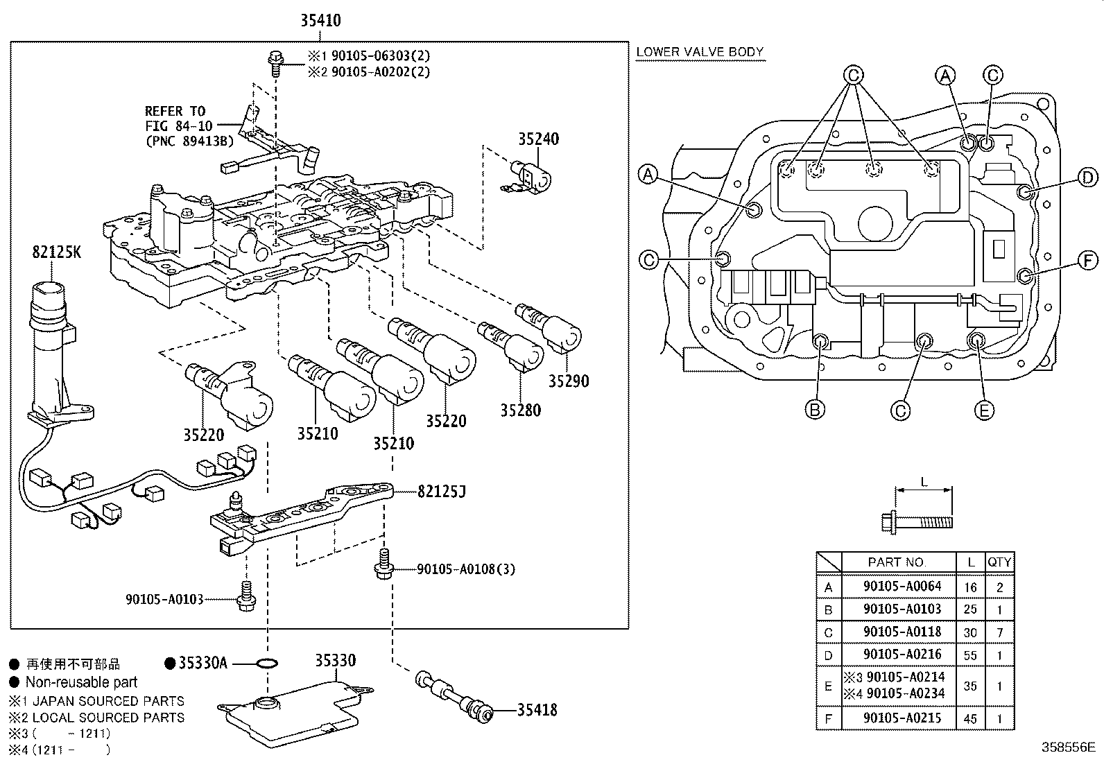 Toyota 35410-48040 BODY ASSY, TRANSMISSION VALVE