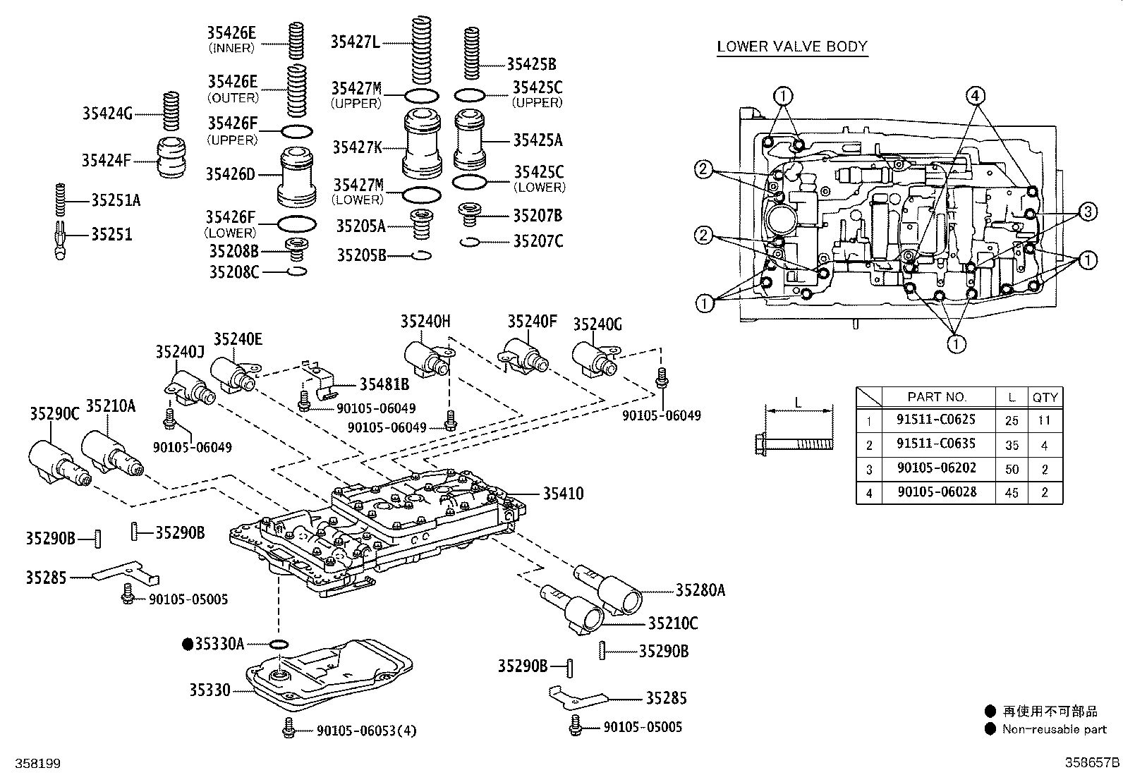 35410-53041 BODY ASSY, TRANSMISSION VALVE product image