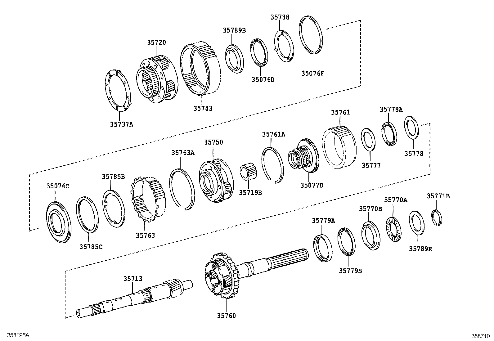 35155-50090 SLEEVE, REAR COVER product image