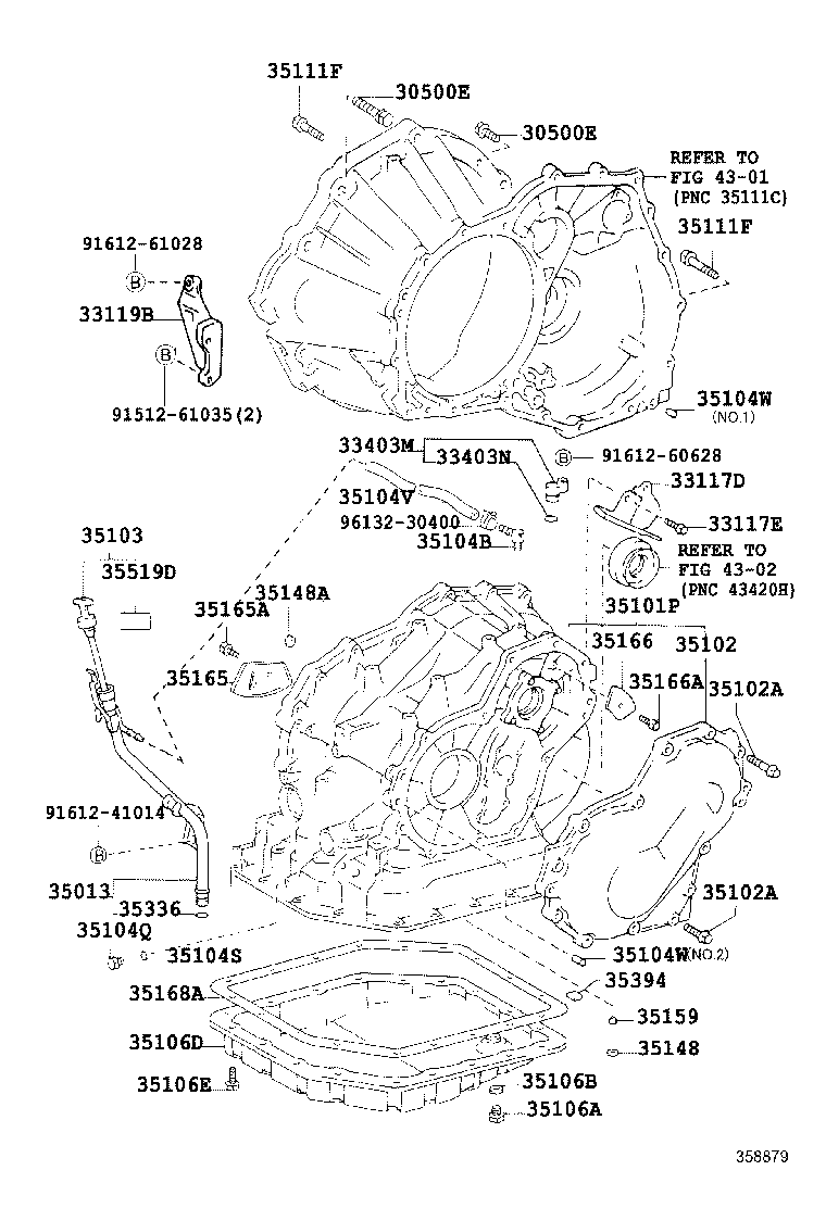 35104-20120 CASE SUB-ASSY, AUTOMATIC TRANSAXLE product image