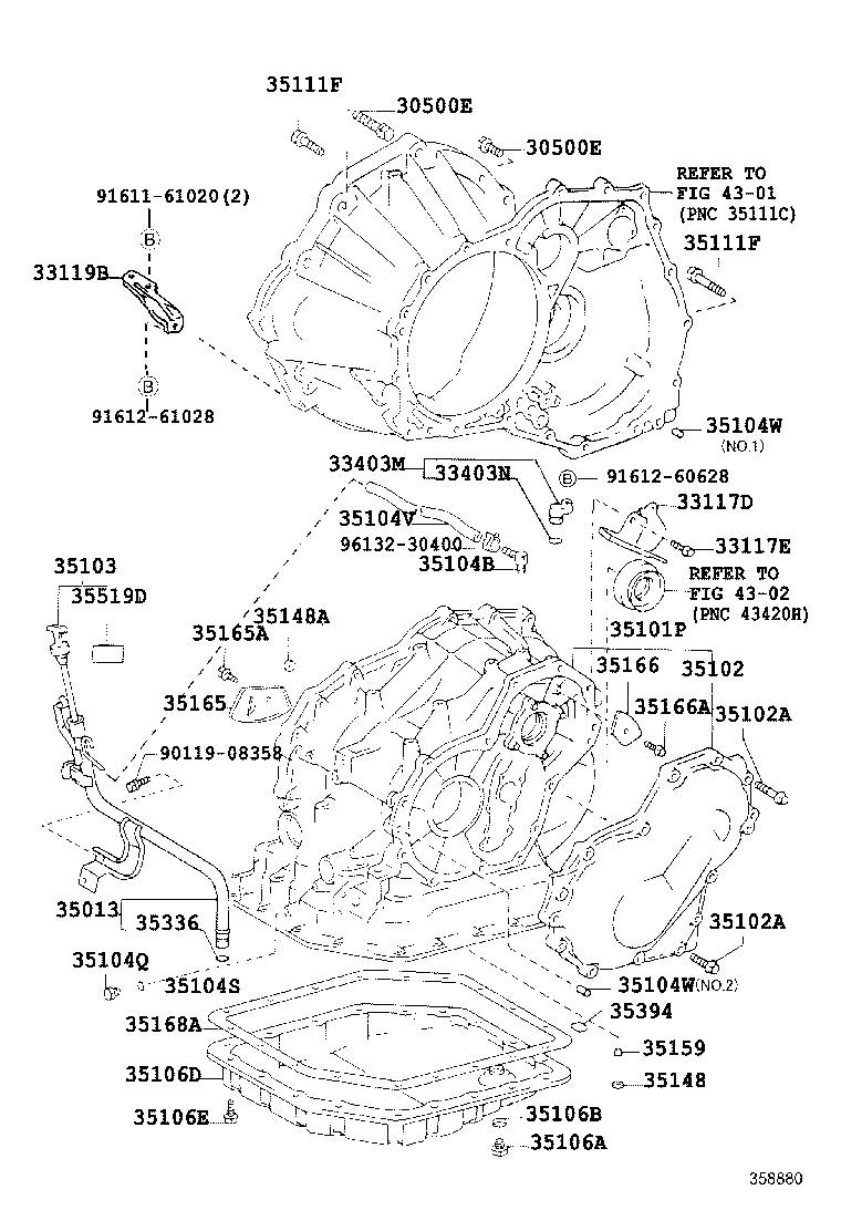 35104-20120 CASE SUB-ASSY, AUTOMATIC TRANSAXLE product image