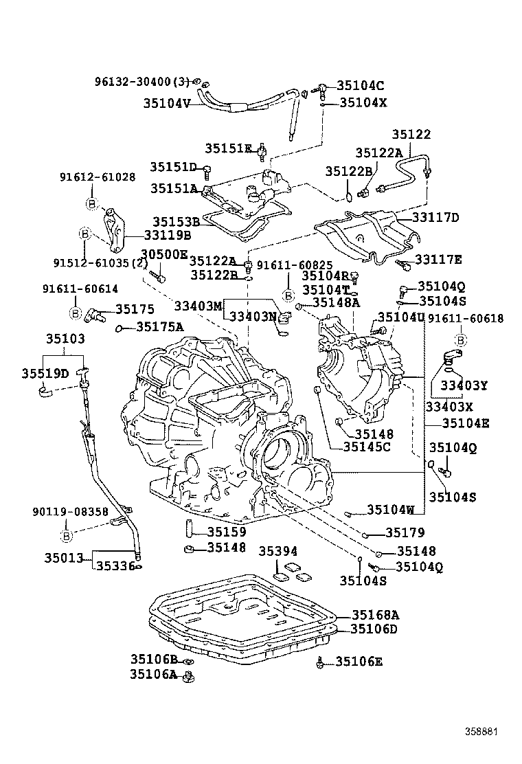 35104-20120 CASE SUB-ASSY, AUTOMATIC TRANSAXLE product image