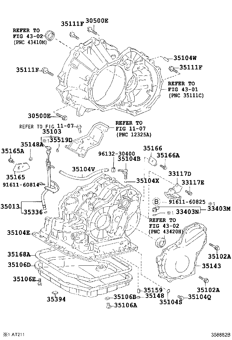 35103-20340 GAGE SUB-ASSY, TRANSMISSION OIL LEVEL product image