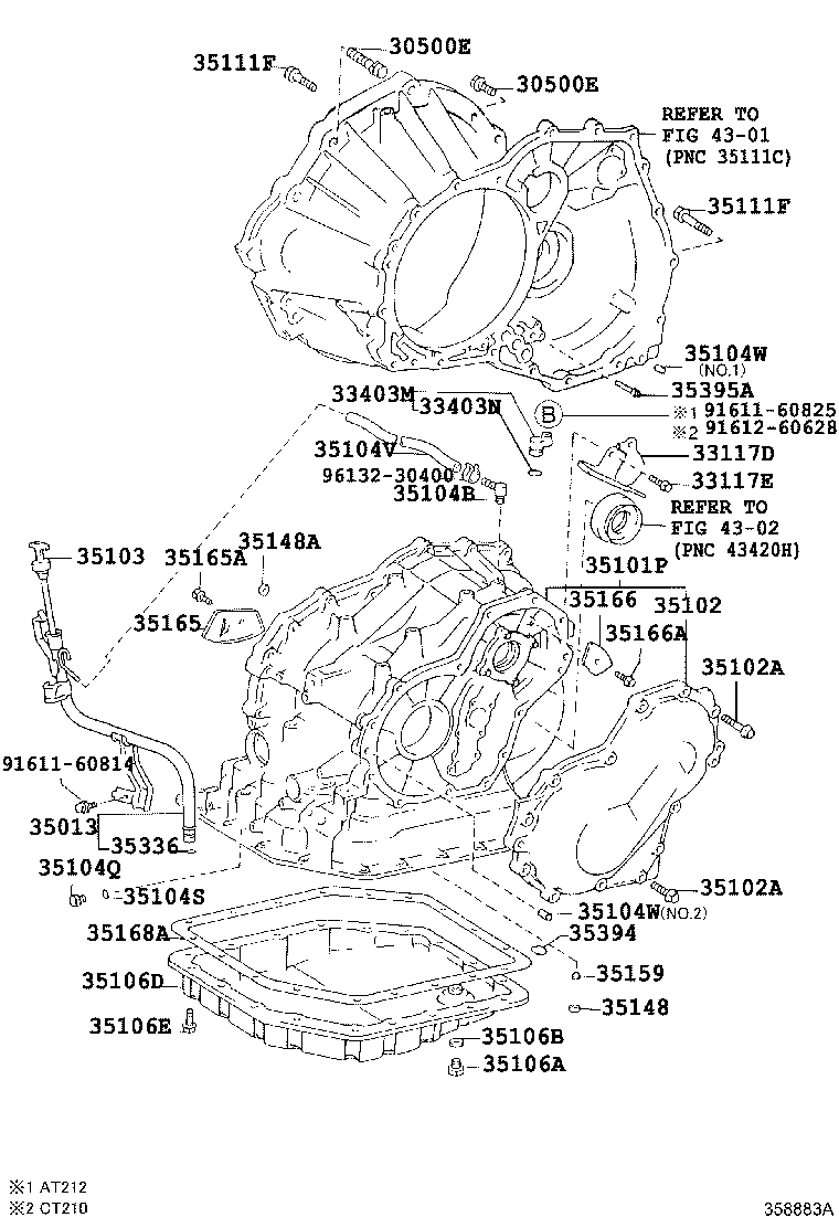 35103-20340 GAGE SUB-ASSY, TRANSMISSION OIL LEVEL product image