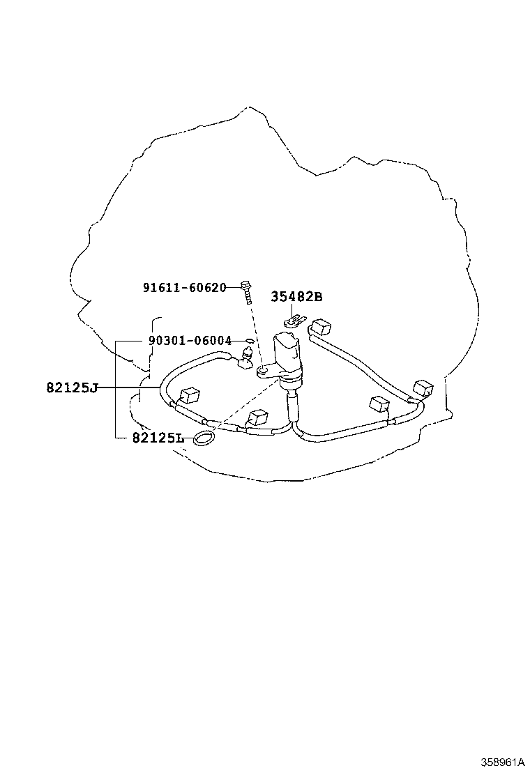 82125-52081 WIRE, TRANSMISSION product image